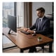 thumbnail image 4 of Escritorio Metalico 120x60 Computador Oficina Hogar Estudio Marrón/negro, 4 of 5