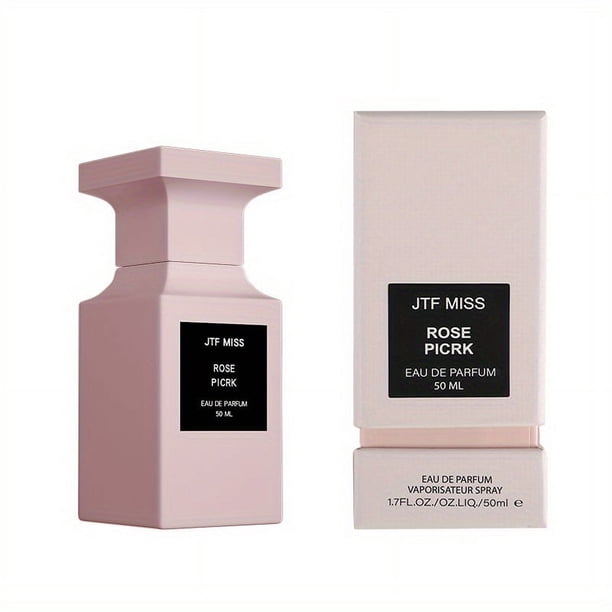 Eau De Parfum Spray For Women, Refreshing And Lasting Cherry Rose Ebony Notes, Perfect For Dating, Daily, Office Use, 50ml 1.7oz
