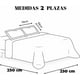 thumbnail image 2 of Cubre cama sherpa polar unicolor 2 plazas, 2 of 3