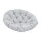 thumbnail image 3 of Cojín De Asiento Acolchado Redondo De 50 Cm, Cojín Para Silla Con Forma De Huevo, Accesorio Para Habitaciones Familiares, Color Gris Claro, 3 of 5