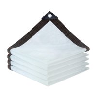 Ioensy - Lona Transparente Resistente Al Polvo, Multiusos, Para Invernadero, Porche, Patio, 4 X 5 M