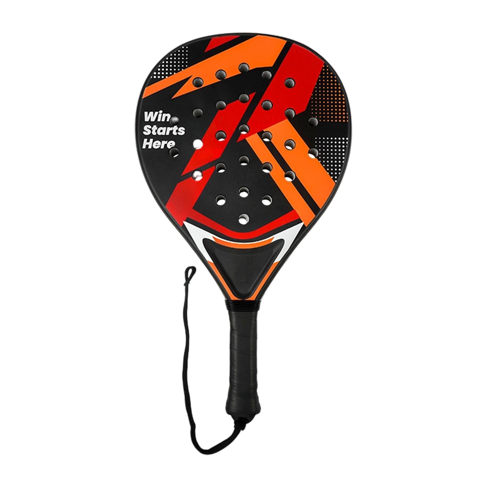 Magideal - Raqueta De Pádel, Raqueta De Tenis, Buen Control De La Pelota, Entretenimiento, Equipo Físico, Núcleo Epe Para Parque, Padres, Niños, Jardín, Interior Negro Y Rojo