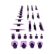 thumbnail image 4 of Juego De Lengüetas Extractoras De Eliminación De Abolladuras De Coche Kits De Herramientas De Reparación De Eliminación De Abolladuras De Coche Universal 28 Uds, 4 of 5