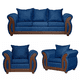 thumbnail image 1 of Juego De Living 3-1-1 ISIDORA Azul Lino, 1 of 4