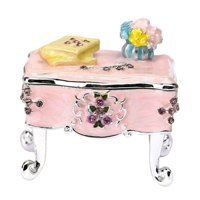 Magideal - Forma De Muebles De Joyería Organizador De La Caja De Joyería Figurine Caja De Almacenamiento De La Caja De Almacenamiento Para Aretes Para La Mesa De