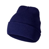 Gorro Scotamalone De Punto Con Puños Unisex, Azul Oscuro