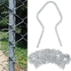 thumbnail image 2 of T Post Clips EZ preformado acero galvanizado alambre lazo lazos de cerca - 100 paquete T Post Clips,Clips de poste para herramientas de instalación de horquilla de cerca,, 2 of 3