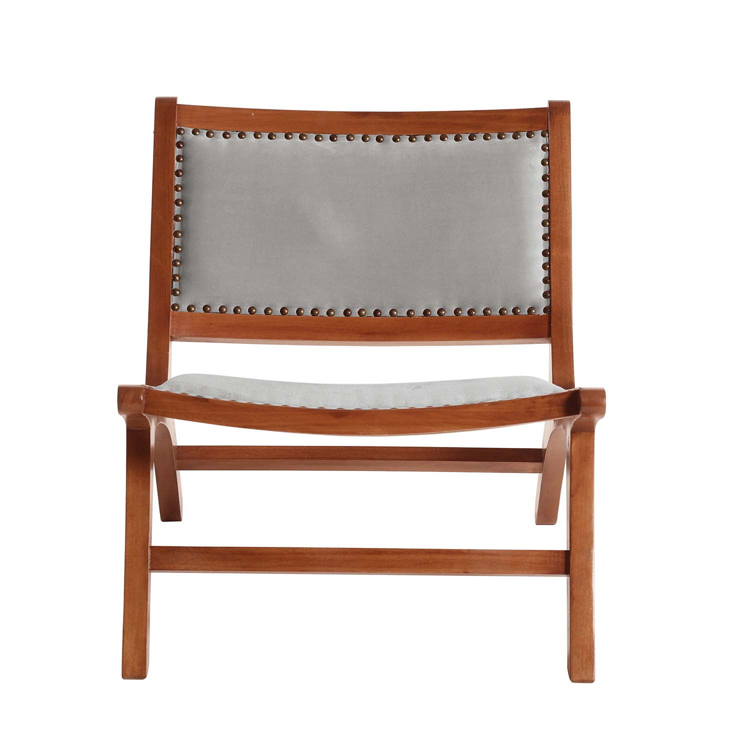 Latam Home - Sitial Hannover Tela Velvet Gris