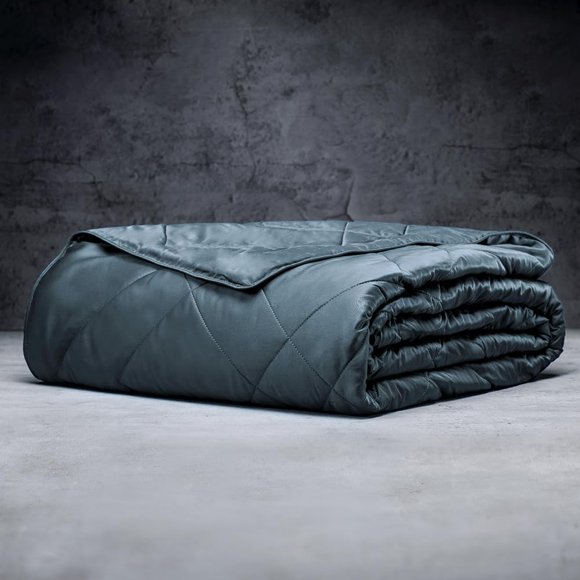 Manta LUXOME King/Cal King 249 cm Viscosa de Bambú Océano