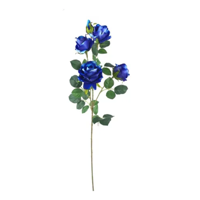 Genérico - Ramo Rosas Azules Artificiales 82 Cm