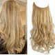 thumbnail image 1 of suxuMhao Peluca, Peluca Sintética de Encaje Frontal Peluca Rizada con Aspecto Natural, 22 Pulgadas Peluca de Encaje Balayage Rubia y Blanca Peluca Sintética sin Costuras de una Sola Pieza sin, 1 of 2