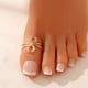 thumbnail image 1 of Gorgeous Copper Toe Ring: Adjustable Decoration for Women & Girls - Perfect for Summer Beach!, 1 of 5