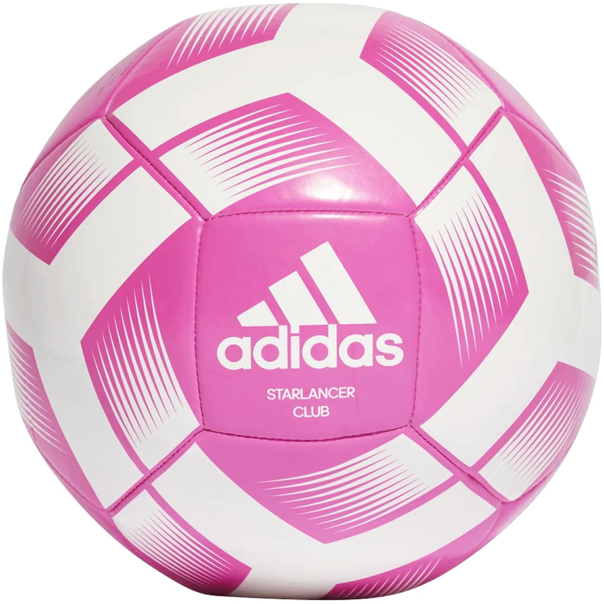Balón De Fútbol Adidas Starlancer Club Team Shock Rosa/blanco