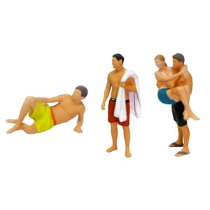 Genérico - Juego De 3 Uds De Figuras De Piscina Pequeñas En Miniatura A Escala 1:64, Proyectos De Bricolaje, Adorno De Escritorio, Estilo B