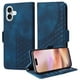 thumbnail image 4 of Carcasa FOXDOCK iPhone 16 de cuero PU, diseño acolchado clásico, protección contra caídas y rayones, 4 of 5