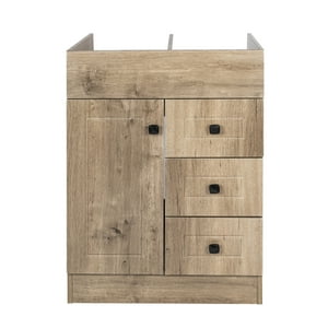 Domsa - Mueble Vanitorio Color Nogal 60 Cm (Sin Cubierta)
