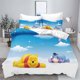 thumbnail image 1 of Winnie the Pooh Anime Duvet Cover Set Comforte Printed Cartoon Twin Size Bedding Sets Christmas Gifts 3-piece, 1 of 4