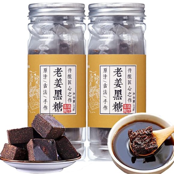 Tea Hee Creek Jengibre con azúcar moreno artesanal de Yunnan 340 g