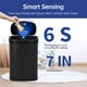 thumbnail image 4 of Bote de basura BestOffice de acero inoxidable de 50 L/13 galones con sensor, 4 of 7