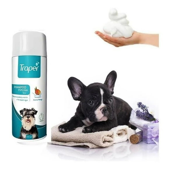 Shampoo para Perro Espuma Seca Aroma Mango Lata