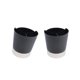 thumbnail image 1 of Dispensador de paja negro 2pcs titular de 3 compartimientos de paja de plástico dispensador, 1 of 5