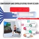 thumbnail image 4 of Controlador Wii PGYFDAL Pack de 2 (rojo y azul) con funda, 4 of 7