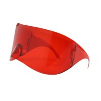 Magideal - Gafas De Sol Envuelven Rostro Gafas Deportivas Unisex Protección Solar Diseño Moderno Gafas Sin Montura Ligeras Aptas Para Hombres Y Mujeres Adecuado Rojo
