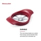 thumbnail image 3 of Cortadora de frutas KitchenAid Classic roja con cuchillas de acero inoxidable, 3 of 6