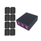 thumbnail image 5 of Caja De Mazo De Cartas Con Divisores De 8 Cartas Contenedor Fuerte Almacenamiento De Tarjetas De Juego Resistentes Negros Púrpura, 5 of 5