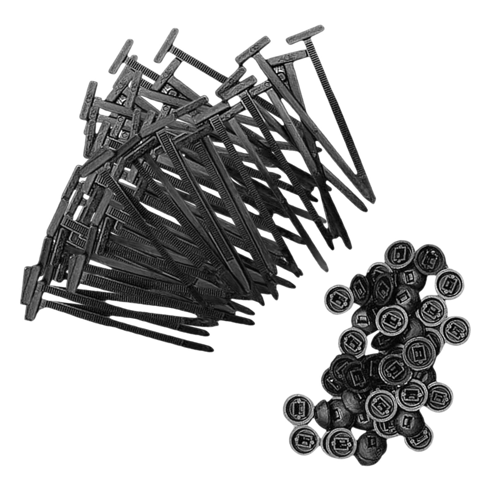 Ioensy - Clips De Sujeción Para Bridas De Cables Para Reparación De Automóviles, Barcos Y Remolques (50 Unidades)