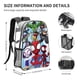 thumbnail image 2 of Spidey Y Sus Sorprendentes Amigosmochila Transparente Temática Resistente Y Duradera Bolsa See through Para Trabajo Deporte Universidad Y Viaje 31 × 43 Cm, 2 of 6
