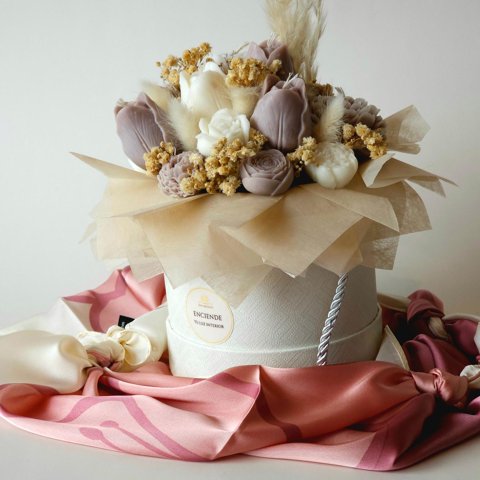 Bouquet Aromático Dulce Romance Flores Aromáticas Decorativas Zen Aromas