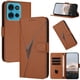 thumbnail image 1 of Funda Cartera Fibra de Carbono para Motorola MOTO G75 con Soporte y Cierre Magnético Marrón, 1 of 6