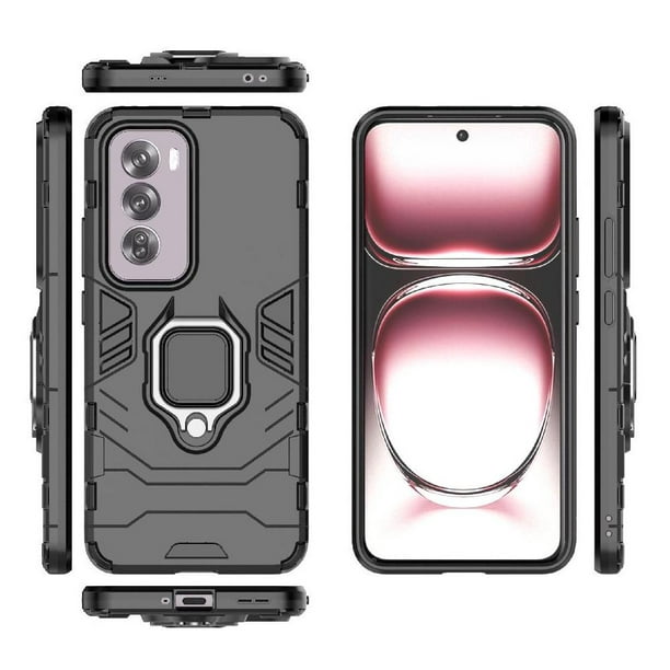 FOXDOCK Funda Antigolpes para OPPO Reno 12 Pro 5G – Protección Total con Soporte y Diseño Robusto