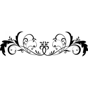 Rienda Libre Graphics - Decomural Delicate Floral Headboard Ws-18136