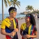 thumbnail image 2 of Vincha deportiva reversible Fox & Fury con bandera de Colombia, 2 of 3