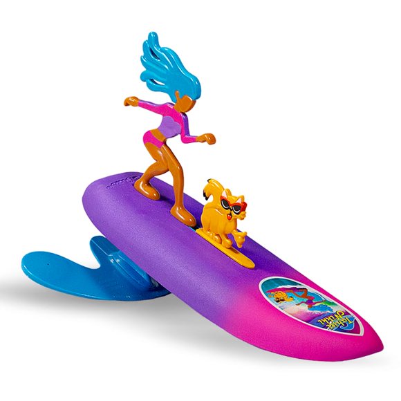 Juguete de playa Surfer Dudes Legends y Surfer Pets Wave Powered