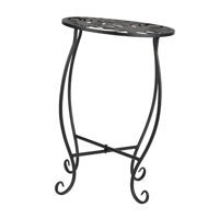 Ioensy - Soporte Para Plantas Para Interior Y Exterior, Resistente Al Óxido, Para Habitaciones, Patios Y Balcones.