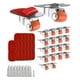 thumbnail image 2 of 20 Ruedas Giratorias Resistentes Con Placa Para Carros Y Muebles, 2 of 3