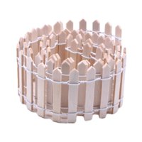 Magideal - Valla De Jardín De Hadas En Miniatura, Valla De Madera Para Exteriores, Micropaisaje, Decoración De Jardín De 90X5Cm Para Decoración De Casa De Muñeca Beige
