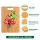 thumbnail image 3 of Juego de 3 tablas de cortar de bambú Freshware con asas, 3 of 5
