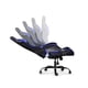 thumbnail image 2 of Silla gamer oficina ajustable y reclinable azul-negro, 2 of 2