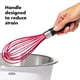 thumbnail image 4 of Whisk OXO Good Grips de silicona, 23 cm, color rojo, 4 of 9