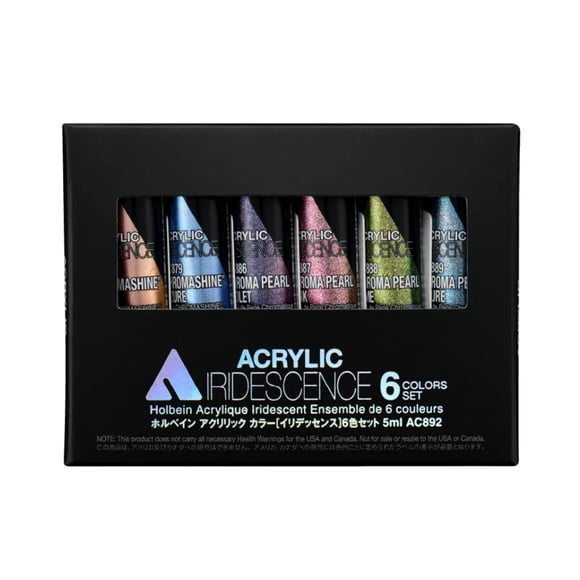 Acrylic Iridescence 6 colors set - 5ml AC892