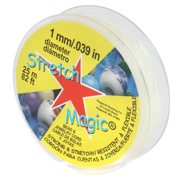 Cordón Elástico Transparente Stretch Magic 1 mm 25 m