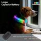 thumbnail image 2 of Collar LED para perro PWOD, talla grande, azul, impermeable RGB, 2 of 7