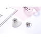thumbnail image 4 of Lindos Aros Plata 925 Clip Flores Cerezo Rosa Purpura Joyas purpura Talla única, 4 of 4