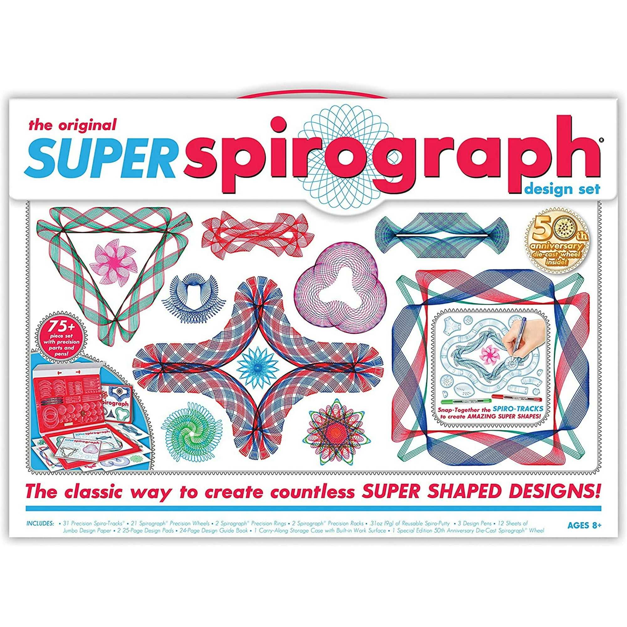 Super Spirograph 75 Piece Jumbo Kit (edicio;n Del 50 Anivers Kahootz N/a