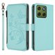 thumbnail image 2 of Funda Cartera Mariposa para [Motorola Edge 70 5G] con Soporte y Cremallera Verde menta, 2 of 6