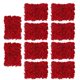 thumbnail image 4 of 10Pcs Panel De Pared De Flores Artificiales Decoración De La Ventana De La Tienda Del Lugar De La Boda Rojo, 4 of 5
